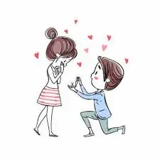 beautiful cartoon couple dp